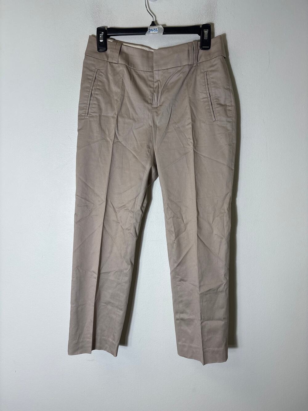 Banana Republic Tan"Martin Fit" Stretch Ankle Pants Sz 4R